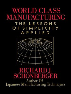 cover image of World Class Manufacturing